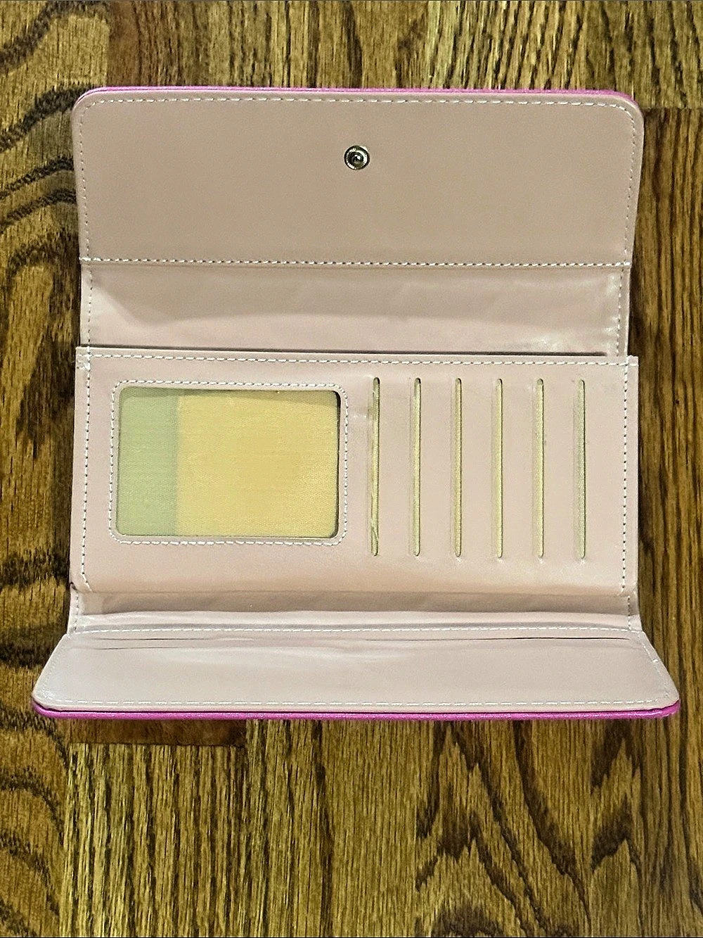 Quilted Pink Wallet - Picture 3 of 8